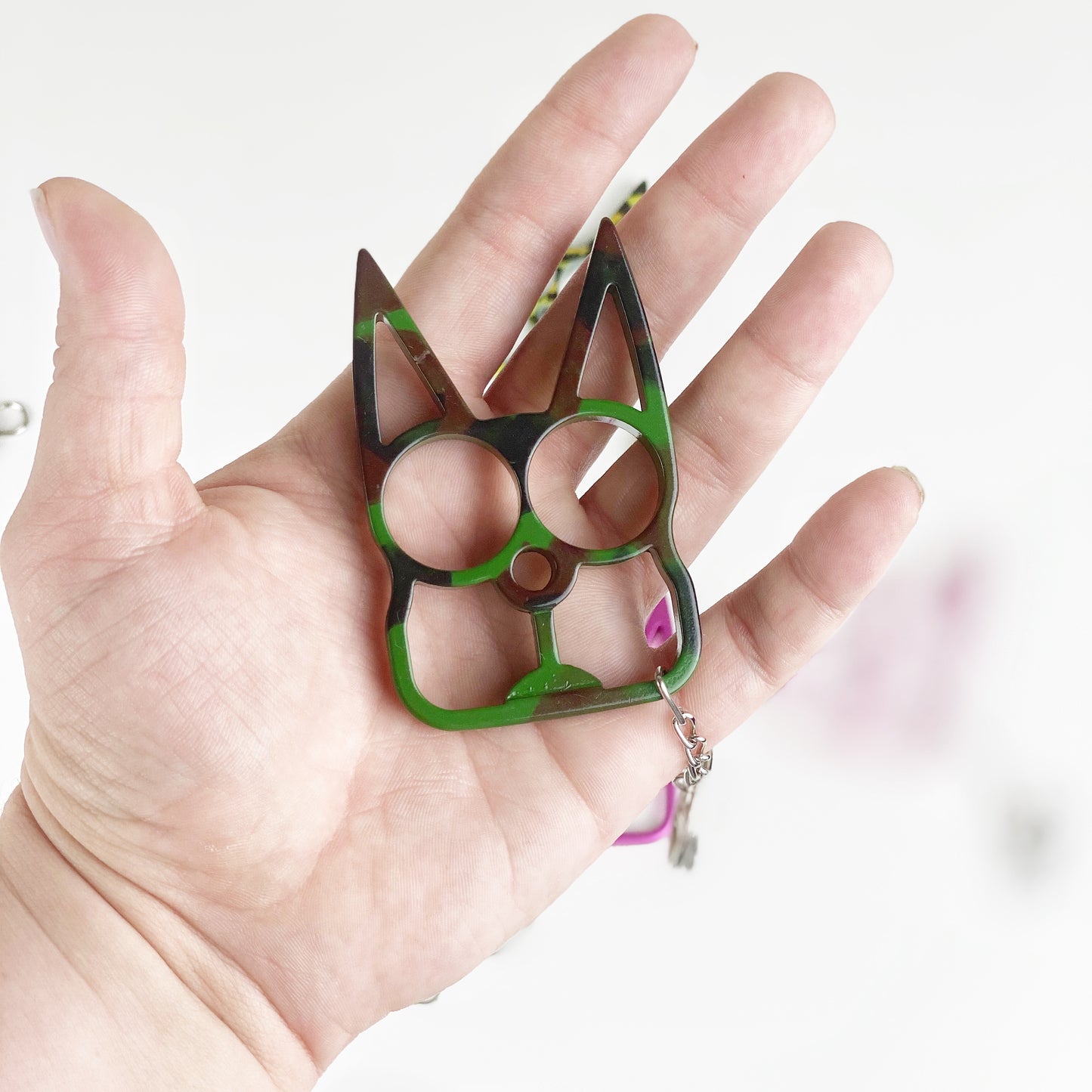 Carole Baskin Kitty Cat Keychains