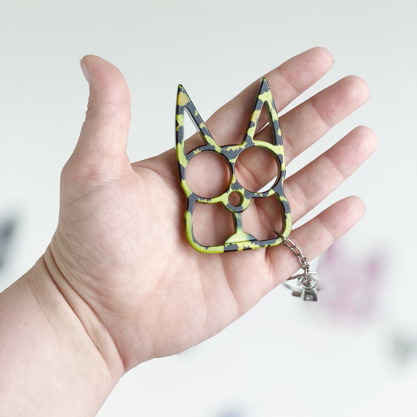 Carole Baskin Kitty Cat Keychains