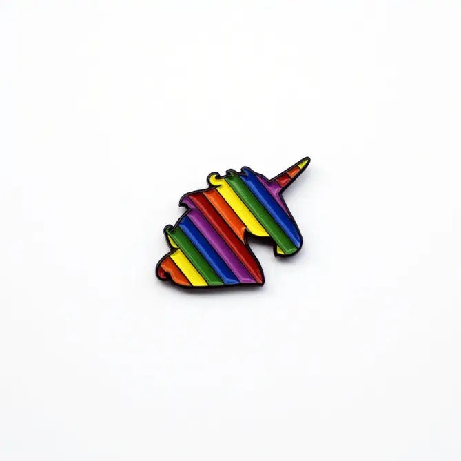 Rainbow Unicorn Enamel Pin